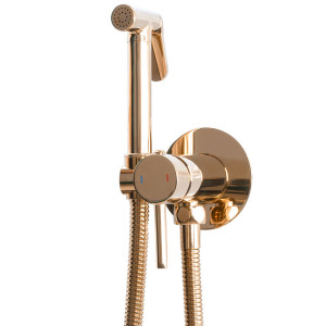 Baterie pentru bideu Lungo Loop roz gold - Img 5
