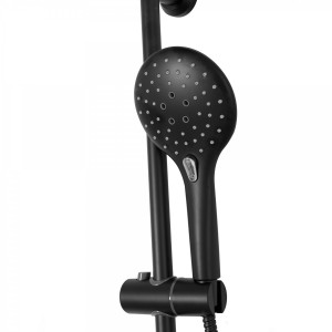 Baterie pentru dus Mike negru mat - H 98,5 cm - Img 3