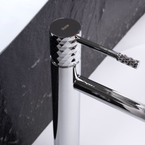 Baterie pentru lavoar Rea Lungo Diamond Crom - Img 6