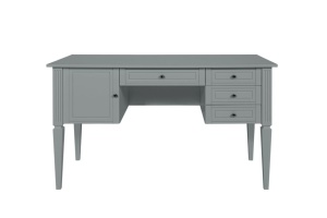 Birou elegant Ines gri L132 cm - Img 8