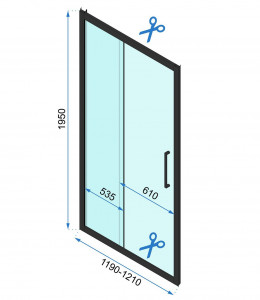 Cabina dus Rapid Slide Chrom - Img 7