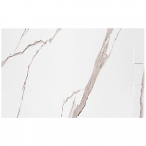 Cadita de dus Bazalt Carrara alba 80x100
