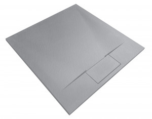Cadita de dus Rea Bazalt Grey 90x90 - Img 5