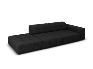 Canapea 3 locuri deschisa pe o parte Chicago chenille L262 cm - Img 13
