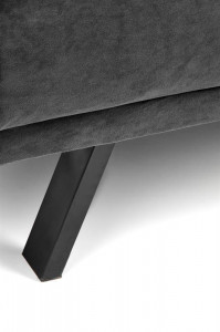 Canapea extensibila Armando velvet gri – H78 cm - Img 2