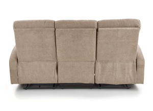 Canapea recliner Oslo 3S stofa bej H100 cm - Img 12