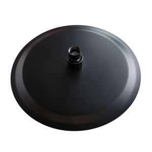 Cap de duș Rea Black Matt 25cm - Img 3