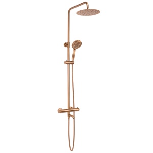 Coloana de dus cu termostat REA Lungo Copper Brush - Img 2