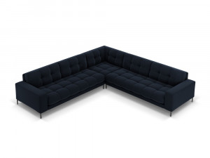 Coltar 6 locuri Bali velvet/picioare negre – L256 x l256 x h75 - Img 12