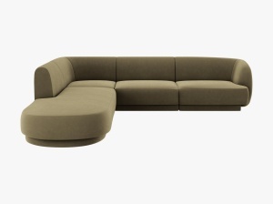Coltar Miley L259 cm catifea - Img 2