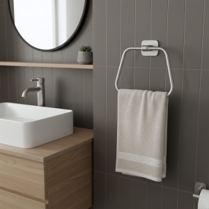 Cuier de baie 5910 Nico Brush Nickel - Img 5