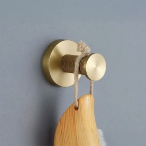 Cuier de baie 6606A Modern Brush Gold - Img 2