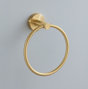 Cuier de baie Ring 6610 Modern Brush Gold - Img 4