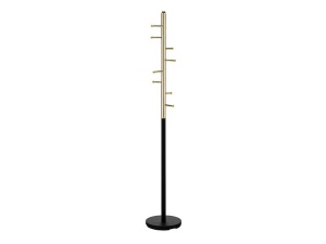 Cuier Ferro negru/auriu H173 cm