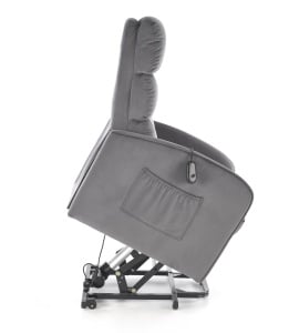 Fotoliu Maroni velvet gri H103 cm - Img 3