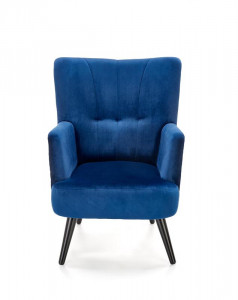 Fotoliu Pagoni velvet bleumarin - H95 cm - Img 2