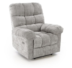 Fotoliu recliner Amore stofa gri H100 cm