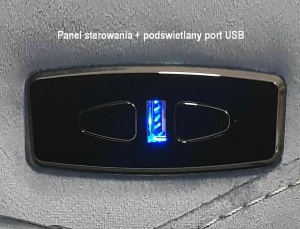 Fotoliu recliner cu functie de masaj Neptun M velvet bleumarin Blu86 - Img 8