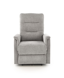 Fotoliu recliner Jamal stofa gri H105 cm - Img 2