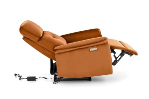 Fotoliu recliner Semir velvet cinnamon H108 cm - Img 9