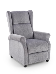Fotoliu recliner tapitat Agustin gri - H 107-83 cm - Img 10