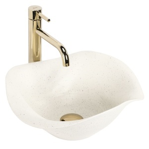 Lavoar ceramic pentru blat REA HM-35B Handmade ART - Img 2