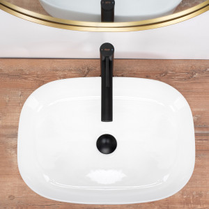 Lavoar ceramica Angie alb L52 cm - Img 5