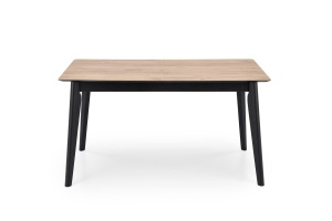 Masa extensibila Gulian stejar/negru L140-180 x l80 x H76 - Img 10
