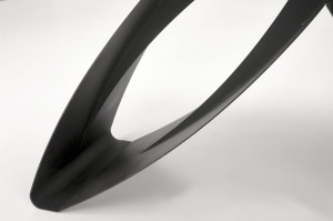 Masa extensibila Hilario marmura neagra/negru - L180-260 x l90 x H75 - Img 5