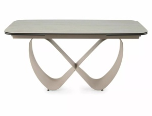 Masa extensibilă Infinity Ceramic bej mat/cașmir L160-240xl95 cm - Img 2