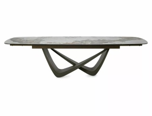 Masa extensibila Maranello Ceramic alb lucios/cupru L200-290xl98 cm  - Img 4