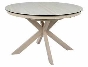 Masa extensibila Porto Ceramic bej mat/cașmir L120-160xl120 cm - Img 3