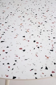 Masa rotunda Aramis terrazzo/alb ø120/h76 cm - Img 9