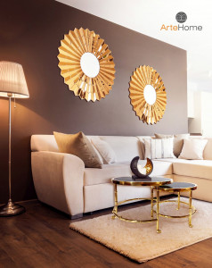 Oglinda rotunda Violett Gold – Ø90 cm - Img 3