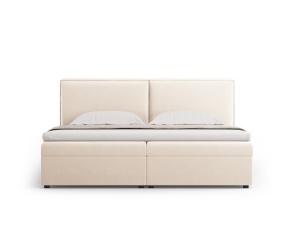 Pat boxspring Arendal 140x200 cm catifea - Img 3