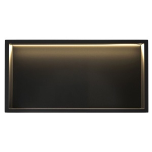 RAFT BAIE INCASTRAT PERETE LED 30x60 black - Img 3
