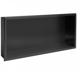 Raft incastrat pentru baie 30x60 negru mat - Img 4