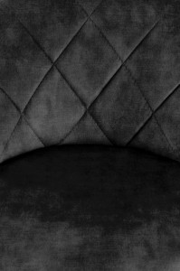 Scaun de bar H101 velvet negru - Img 8