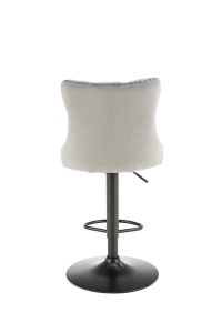 Scaun de bar H117 velvet gri - Img 10