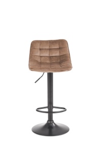 Scaun de bar H95 velvet bej - Img 8