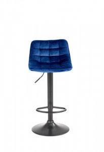 Scaun de bar H95 velvet bleumarin - Img 3