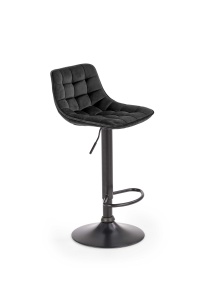 Scaun de bar H95 velvet negru - Img 10