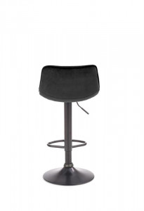 Scaun de bar H95 velvet negru - Img 9