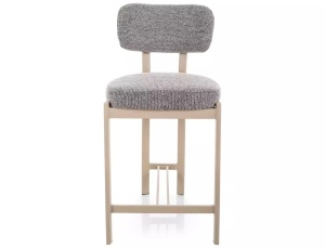 Scaun de bar Misaki H-2 gri 254 / cașmir