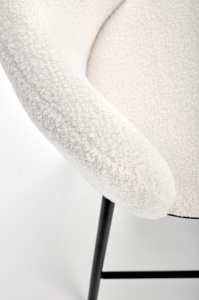 Scaun de bar plusat H-119 crem - Img 10