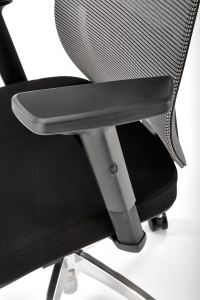 Scaun de birou Admiral negru gri - Img 4