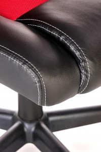 Scaun de birou Berkel negru/rosu H117 cm - Img 7