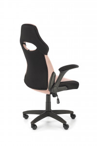 Scaun de birou Bloom roz/negru H120 cm - Img 5