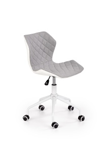 Scaun de birou copii Matrix III alb gri - Img 12
