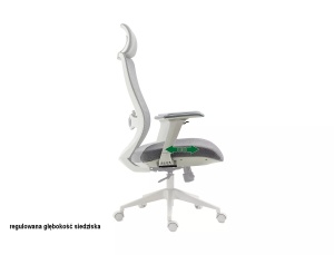 Scaun de birou Ergon gri - Img 3